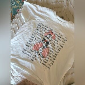 OSU Pistol Pete White Graphic Boxy Fit T-Shirt